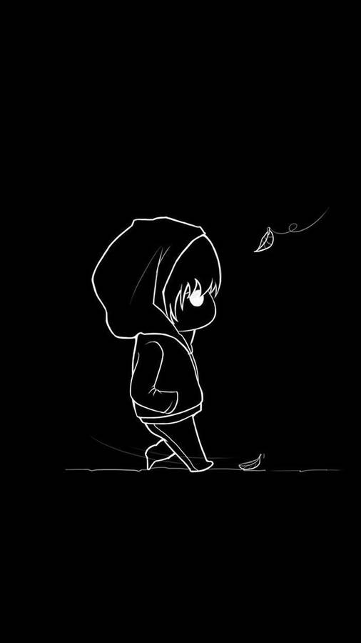 Sad Boy Anime Hintergrund