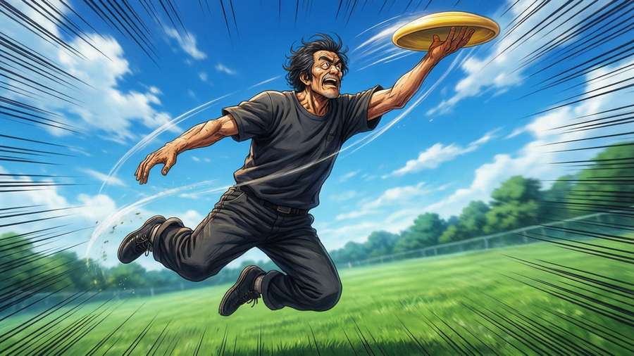 Action Sadaharu Frisbee — Sadaharu Wallpapers