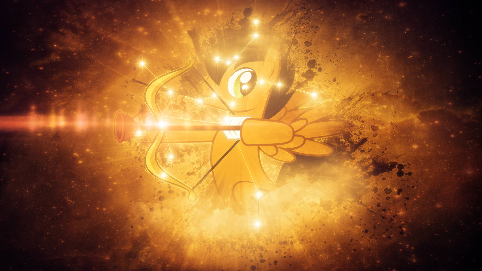 Sagittarius Zodiac Bakgrunnsbildet