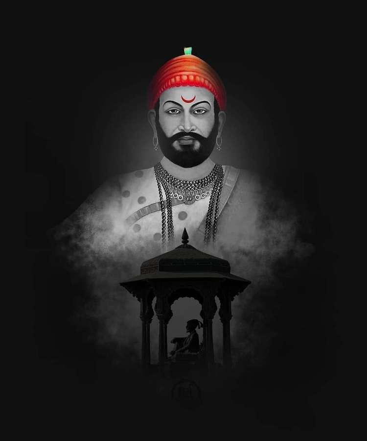 Sambhaji Maharaj Overlooking Gazebo — Sambhaji Maharaj Wallpaper