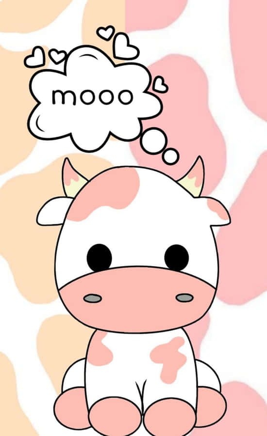 Sapi Lucu Kawaii Wallpaper