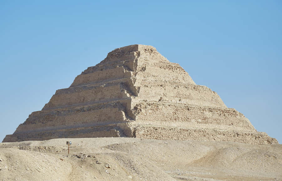 Saqqara Pyramide Bakgrunnsbildet