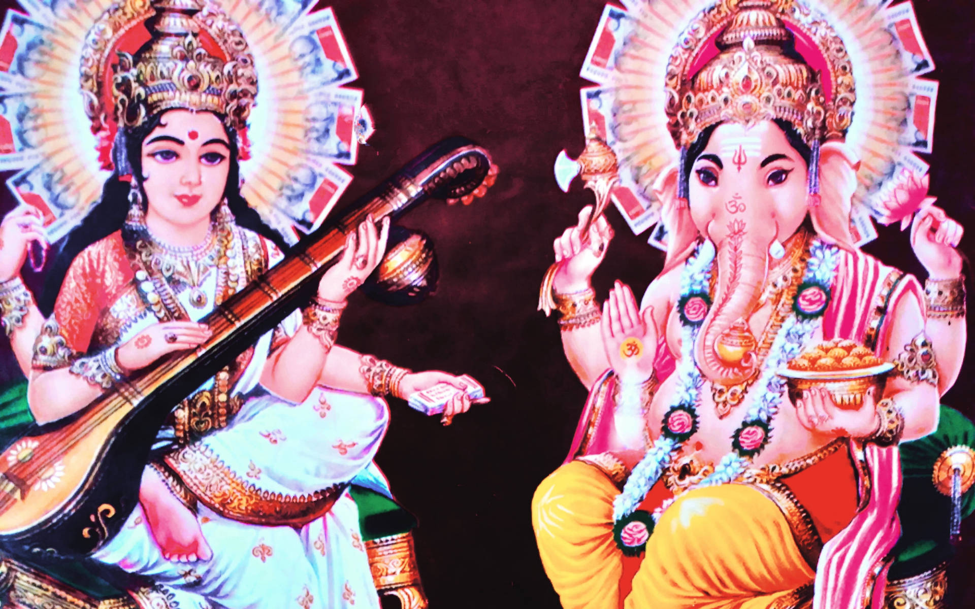 Saraswati Taustakuva