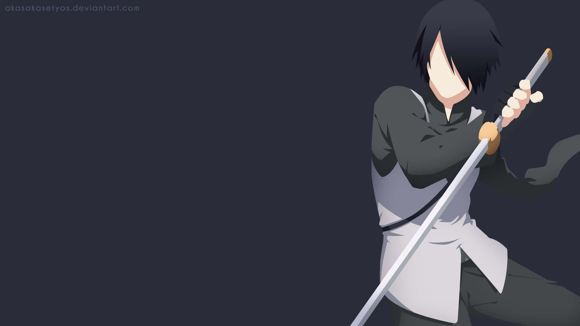 Sasuke Biru Wallpaper