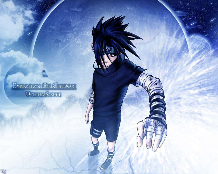 Sasuke Uchiha Marque Maudite Fond d'écran