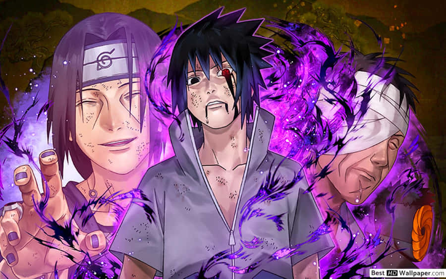 Sasuke Ungu Wallpaper