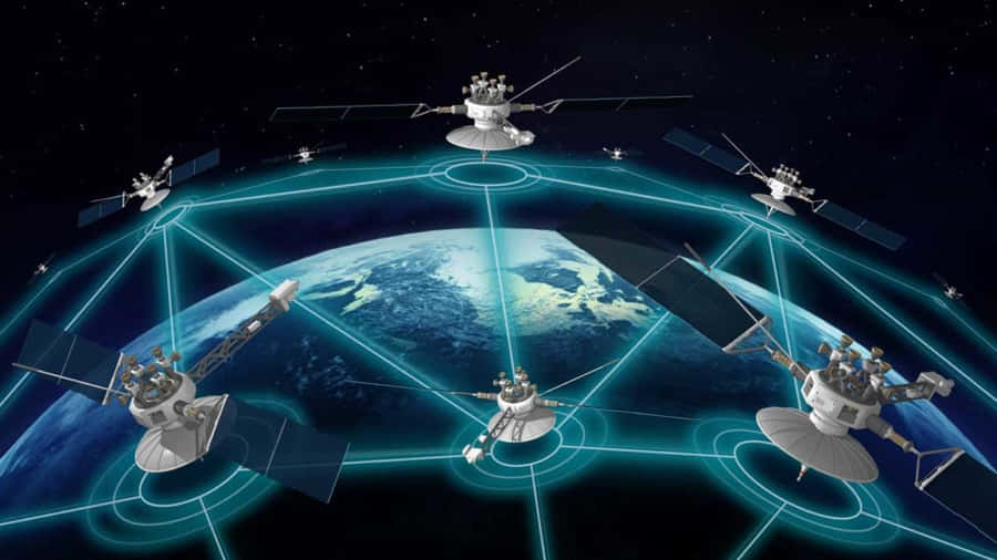 Satelliettechnologie Achtergrond