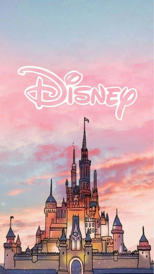 Schattige Disney Esthetiek Achtergrond