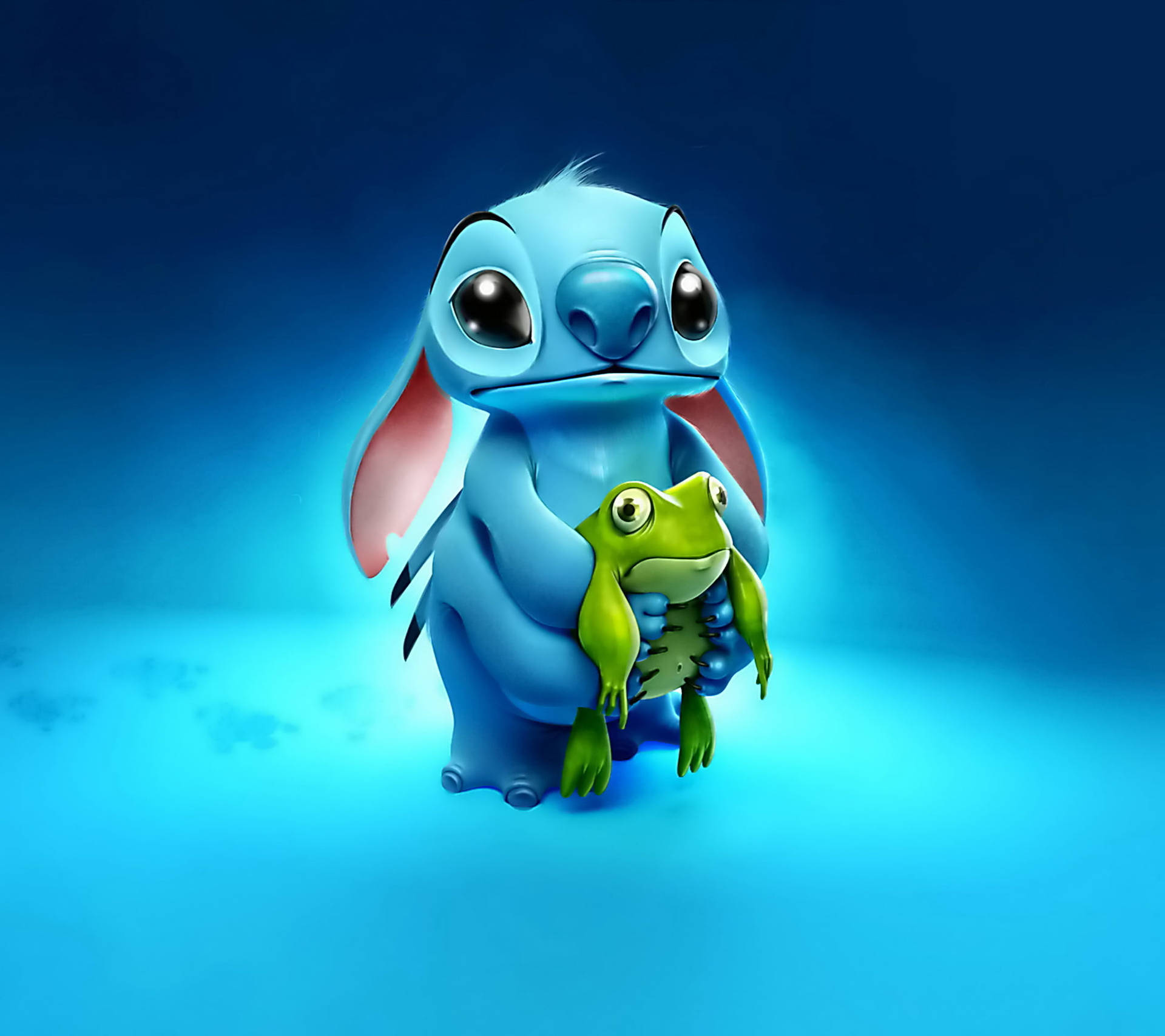 Schattige Disney Stitch Achtergrond