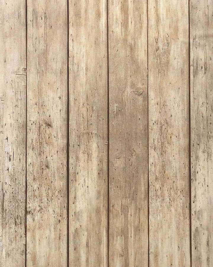 Verwitterte Holzplanken-Wandtextur mit natürlicher Maserung und Ästen. — Scheunenholz Wallpaper