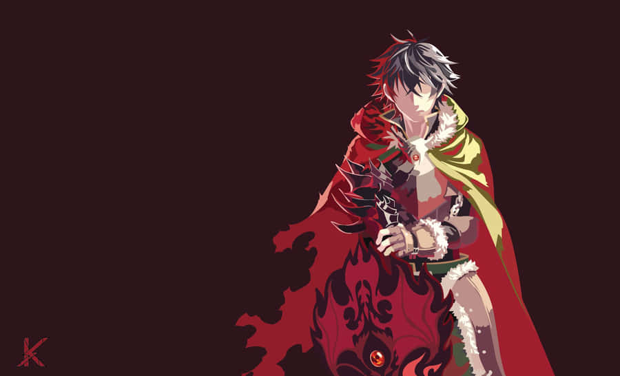 Scudo Sullo Sfondo Dell'eroe