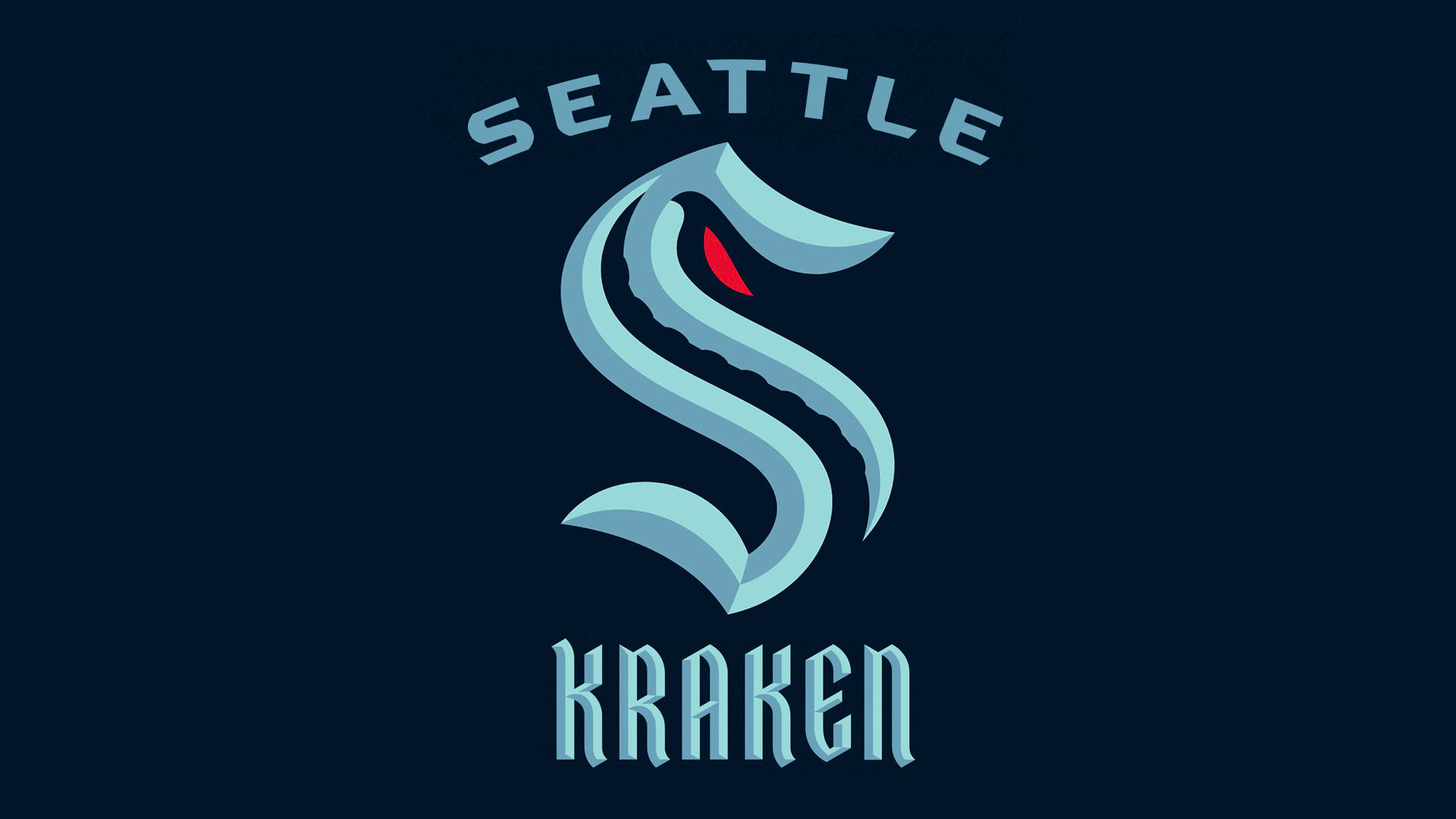 Seattle Kraken Background Wallpaper
