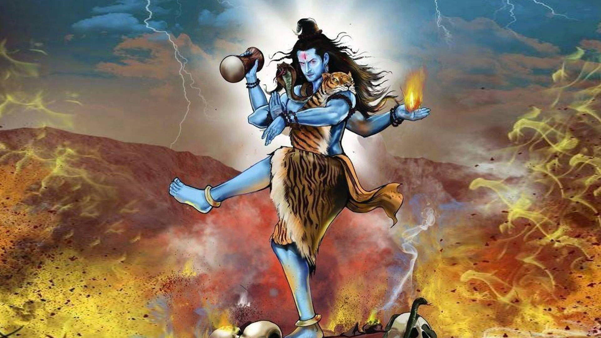 Senhor Shiva 8k Papel de Parede