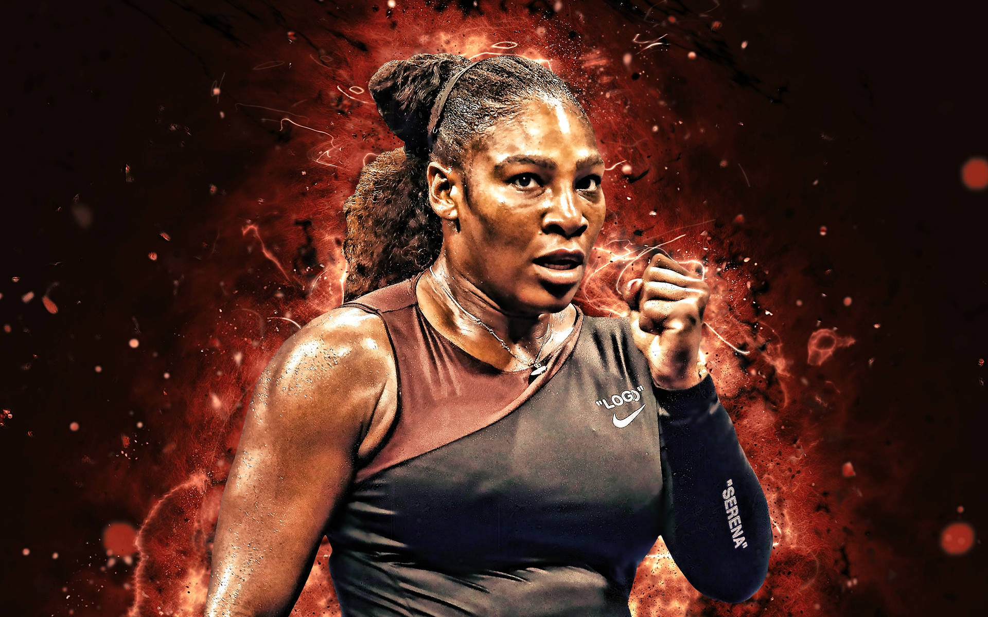 Serena Williams Background Wallpaper