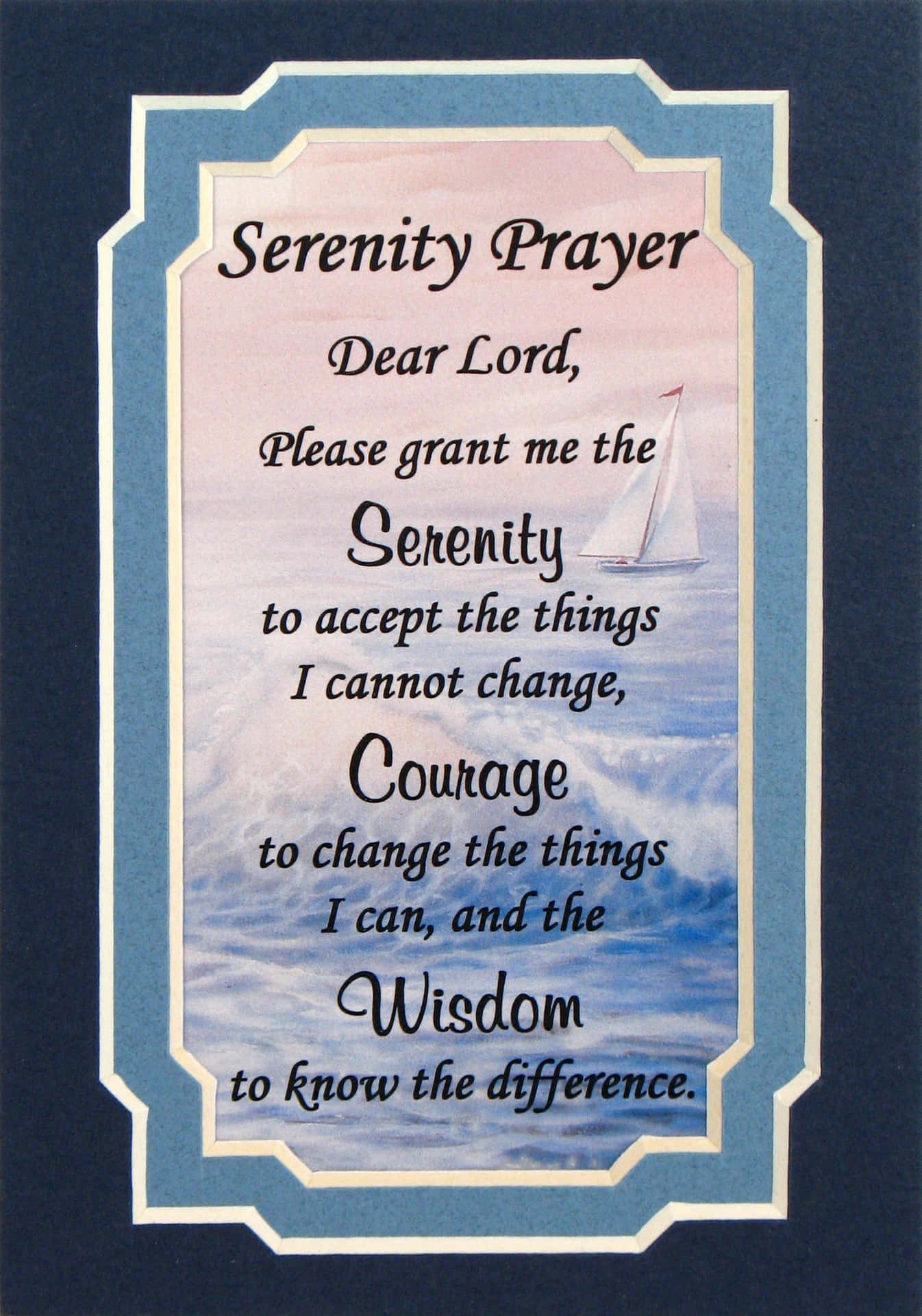 Serenity Prayer Bilder