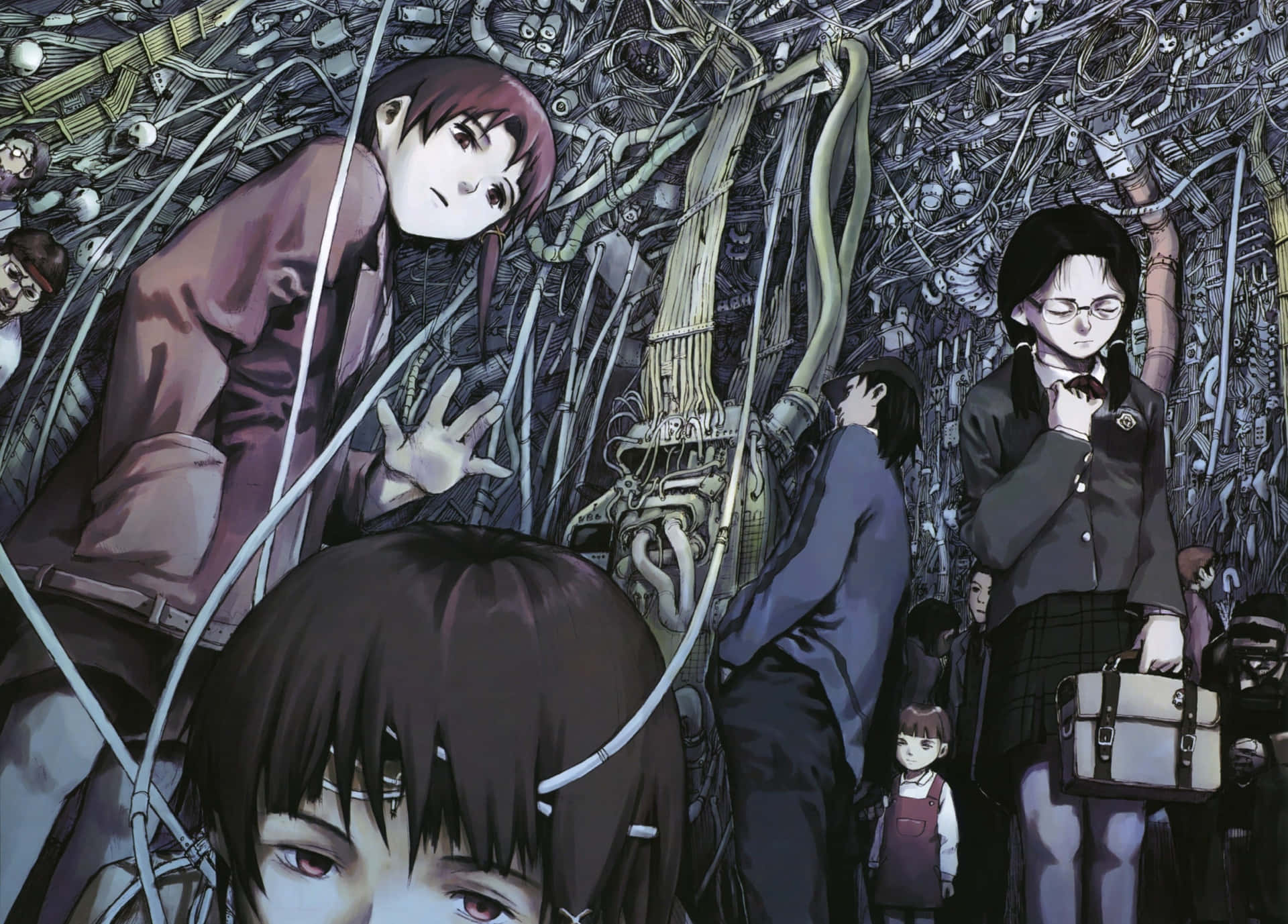 Serial Experiments Lain Background Wallpaper