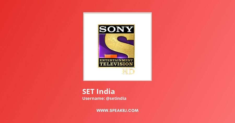 Sony Entertainment Television HD logo on coral background with social media info below. — Set India Wallpaper