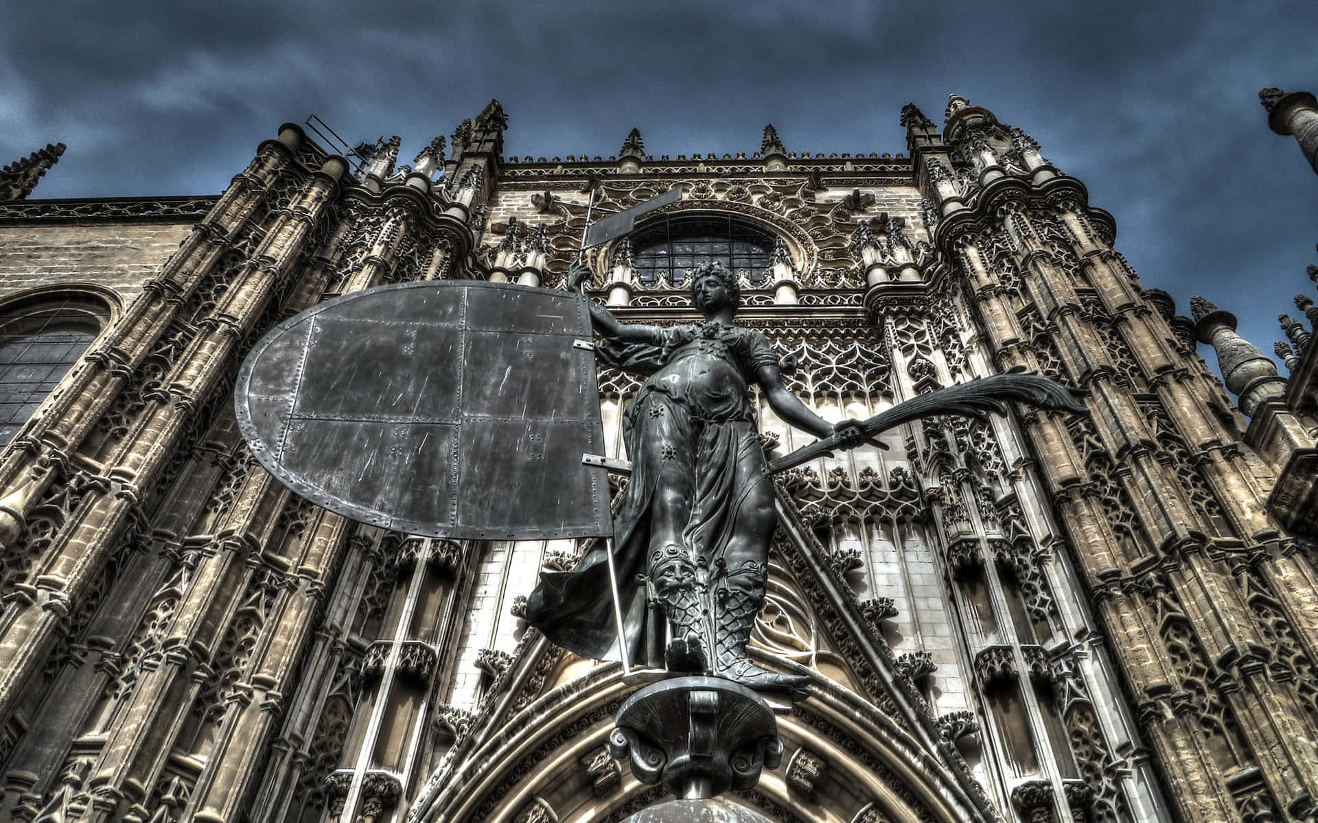 Seville Cathedral Achtergrond