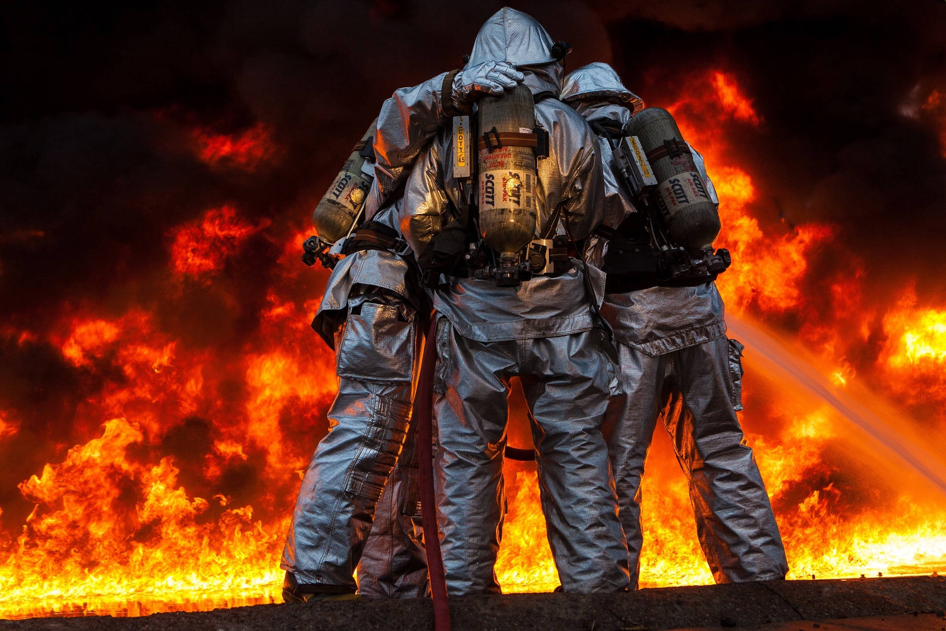 Sfondo Dei Vigili Del Fuoco