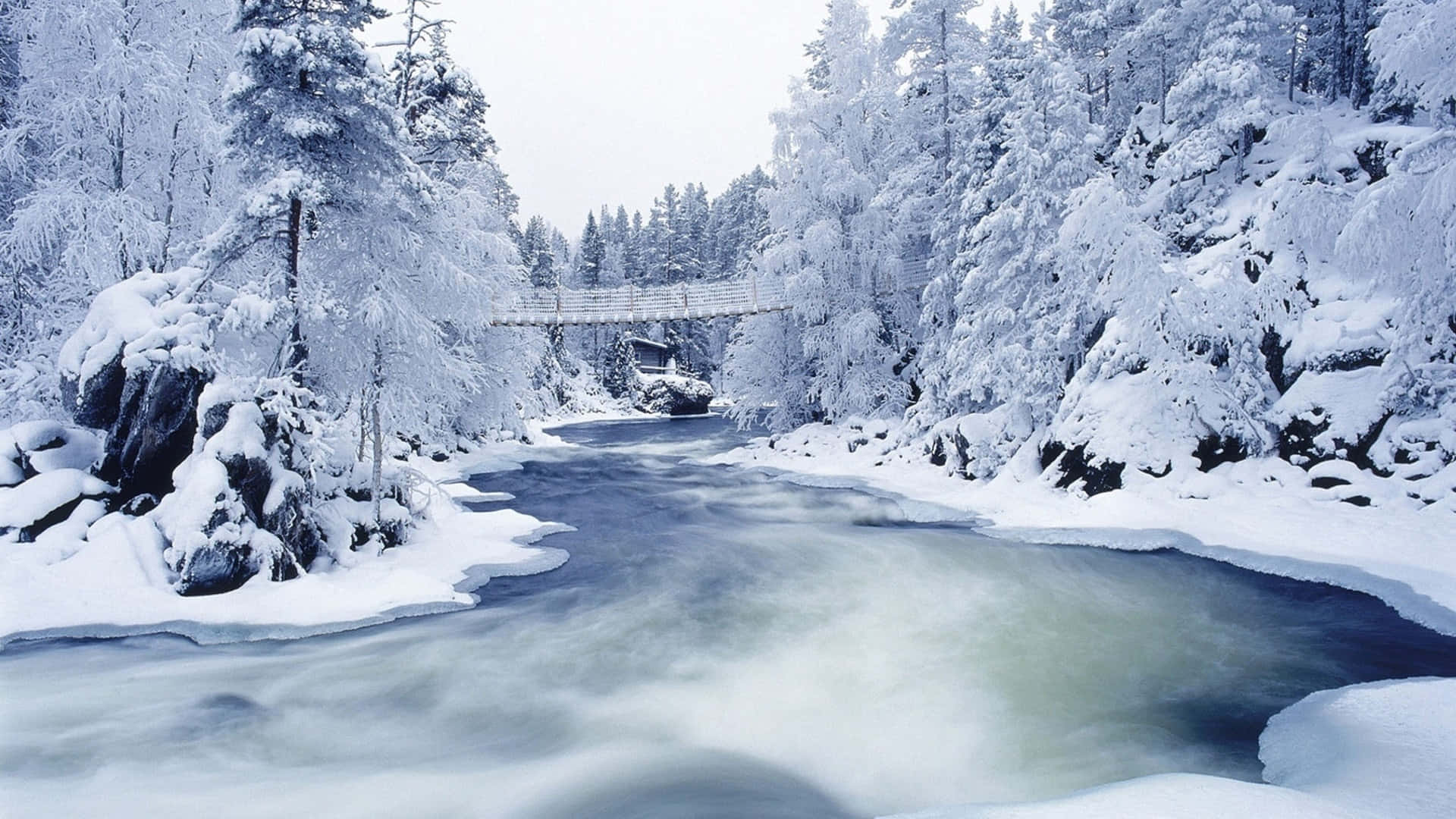 Sfondo Del Desktop Di Natale Invernale