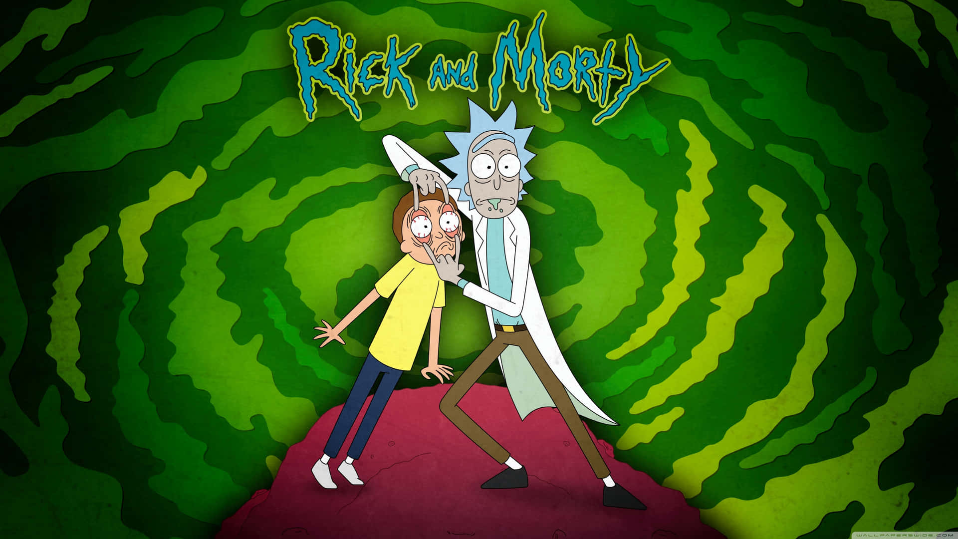 Sfondo Del Portale Di Rick E Morty