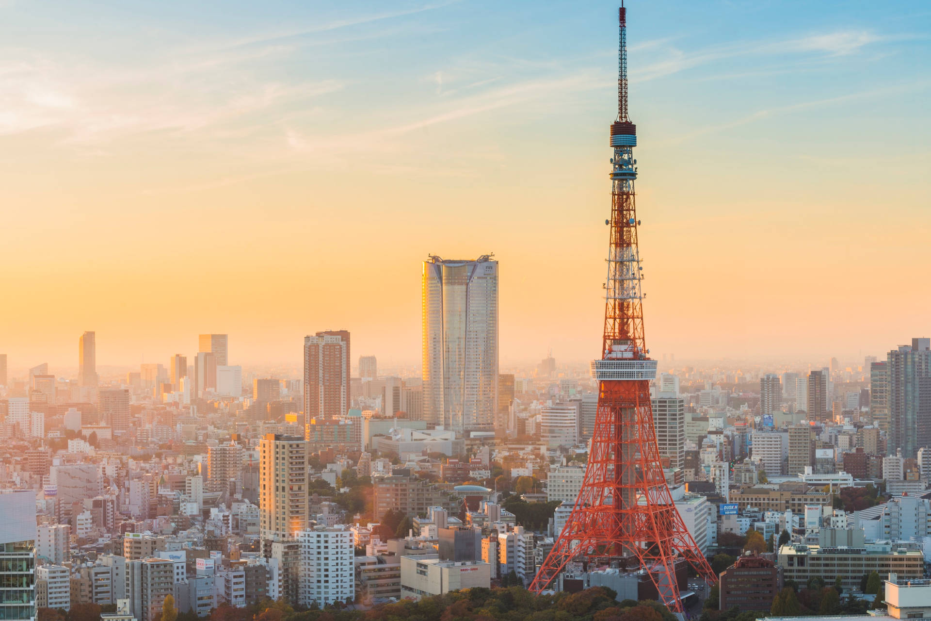 Sfondo Della Torre Di Tokyo