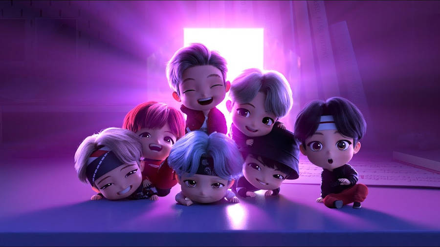 Sfondo Di Bts Chibi