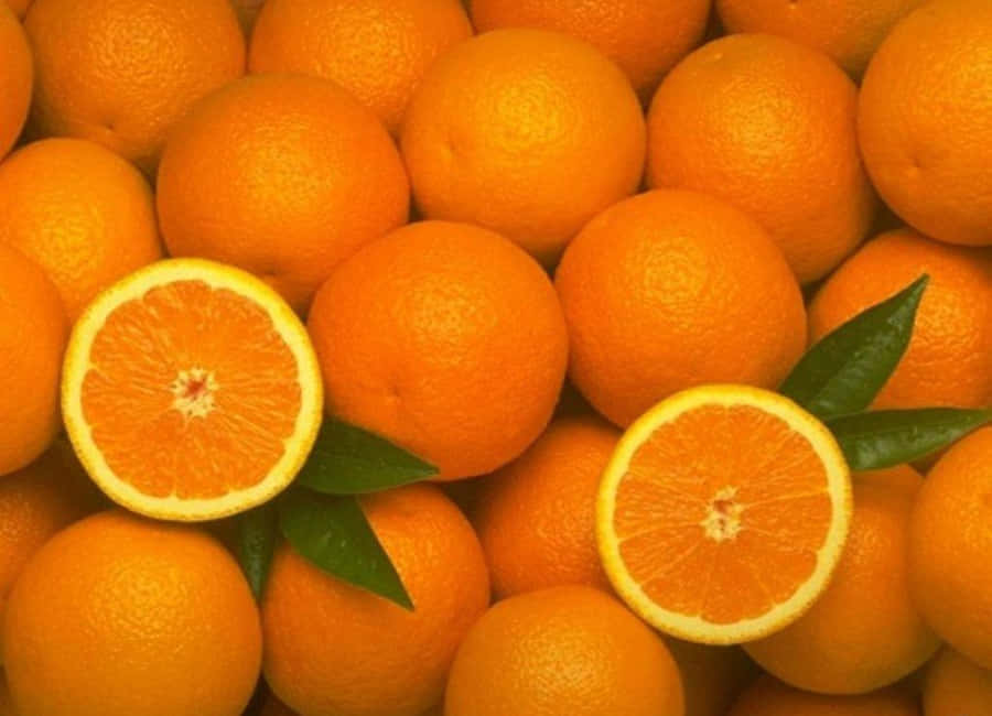 Sfondo Di Frutta Arancione
