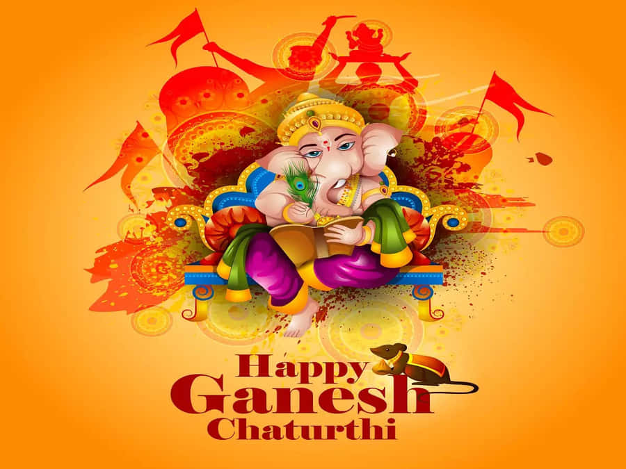 Sfondo Di Ganesh Chaturthi