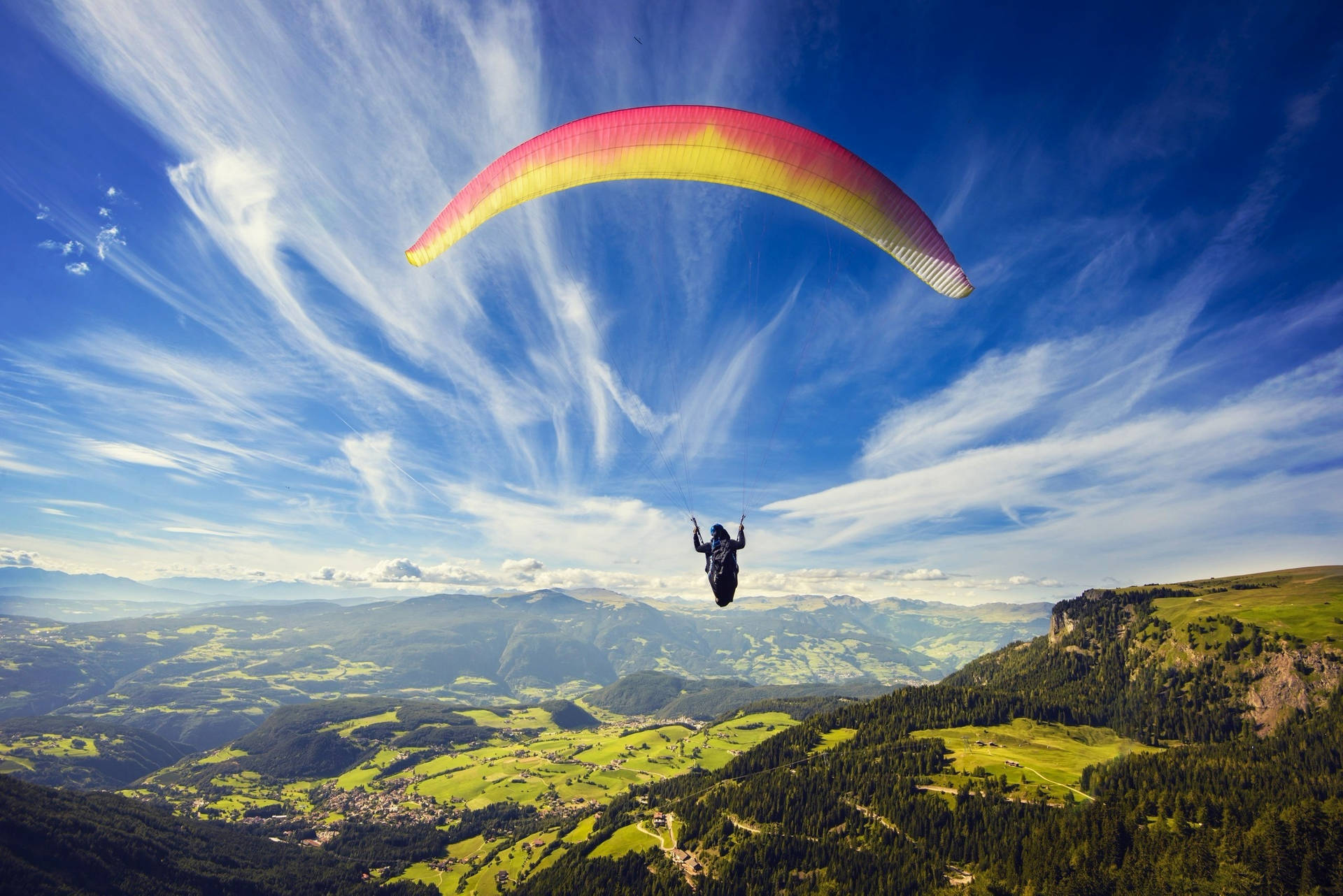 Sfondo Di Parapendio