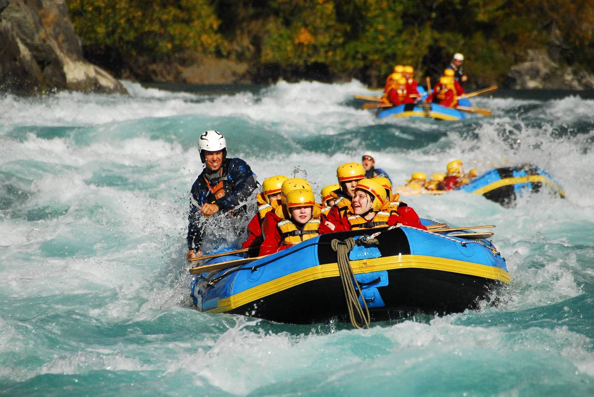 Sfondo Di Rafting