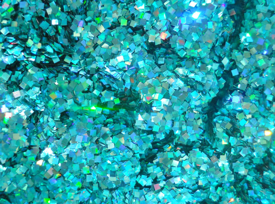 Sfondo Glitter Verde Acqua