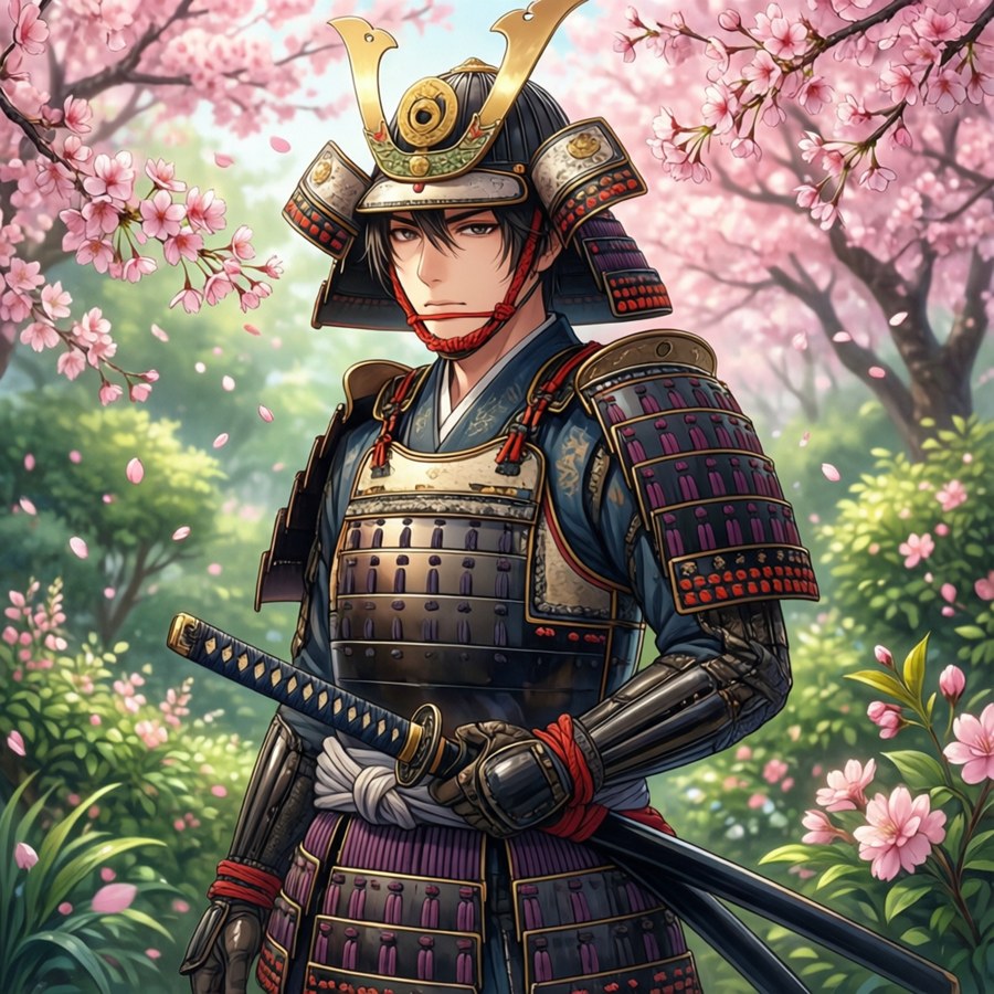 Samurai af forår — Sharrkan Wallpapers