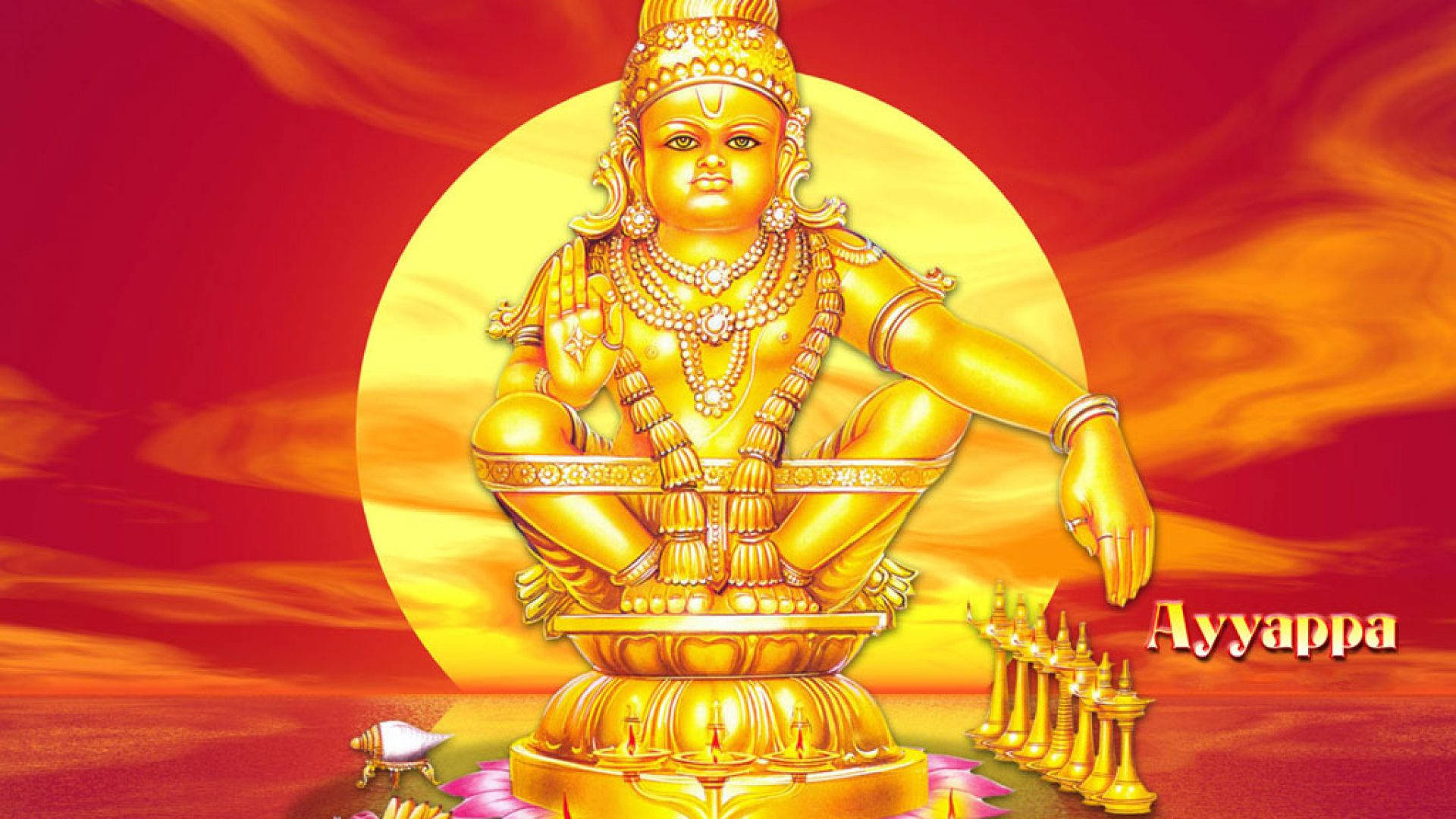 Signore Ayyappa Sfondo