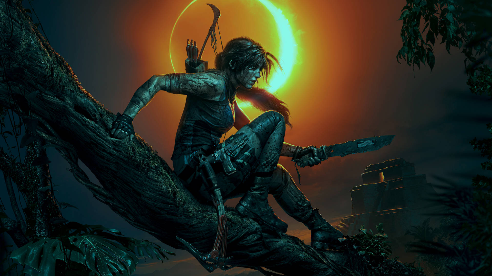 Skuggan Av Tomb Raider Bilder