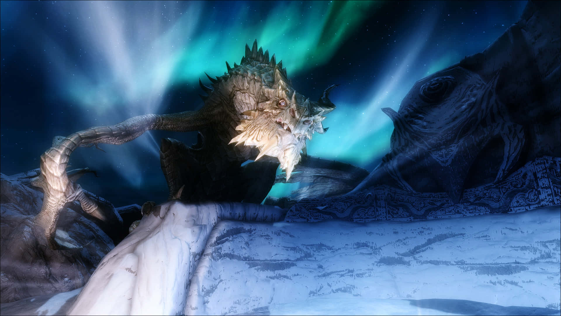 Skyrim Paarthurnax Taustakuva