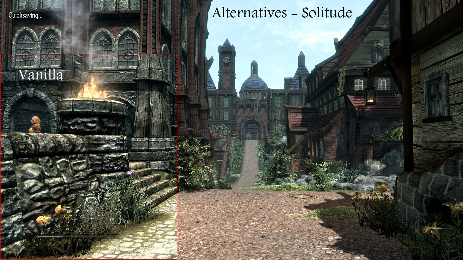 Skyrim Solitude Achtergrond