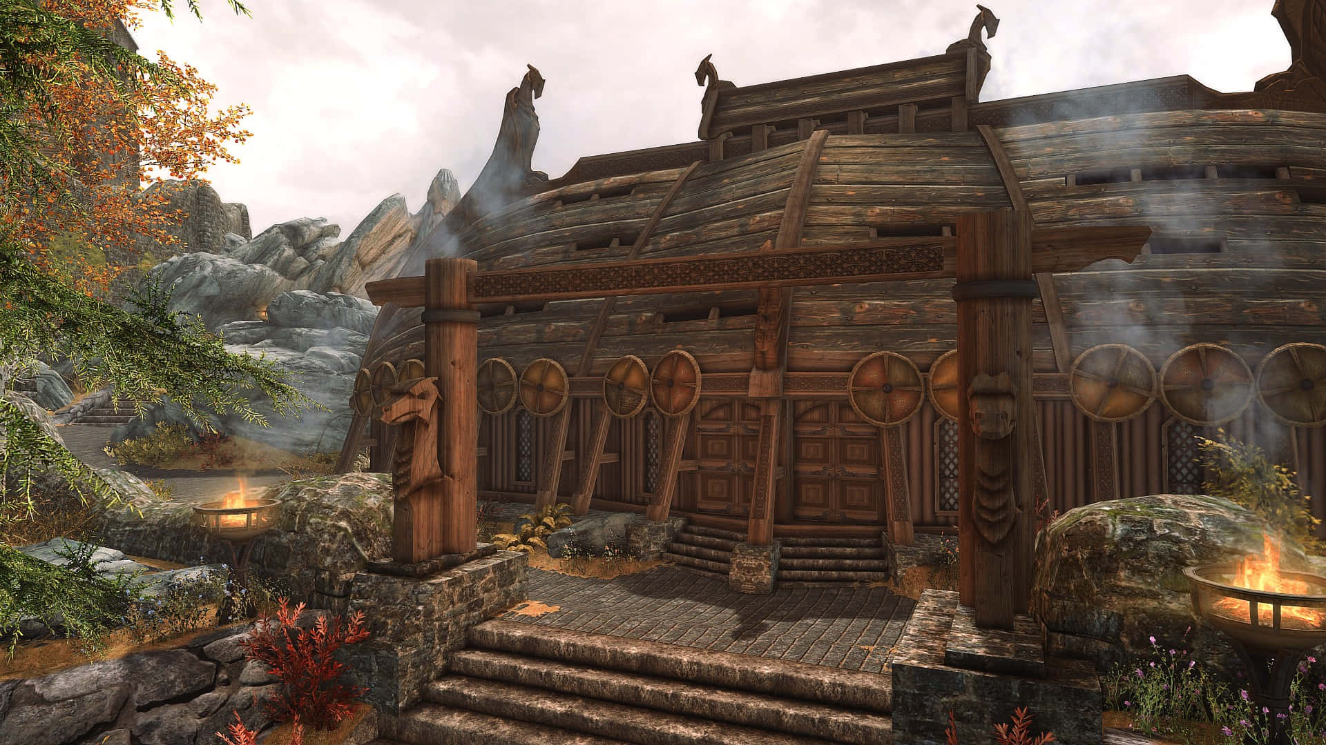 Skyrim Whiterun Taustakuva