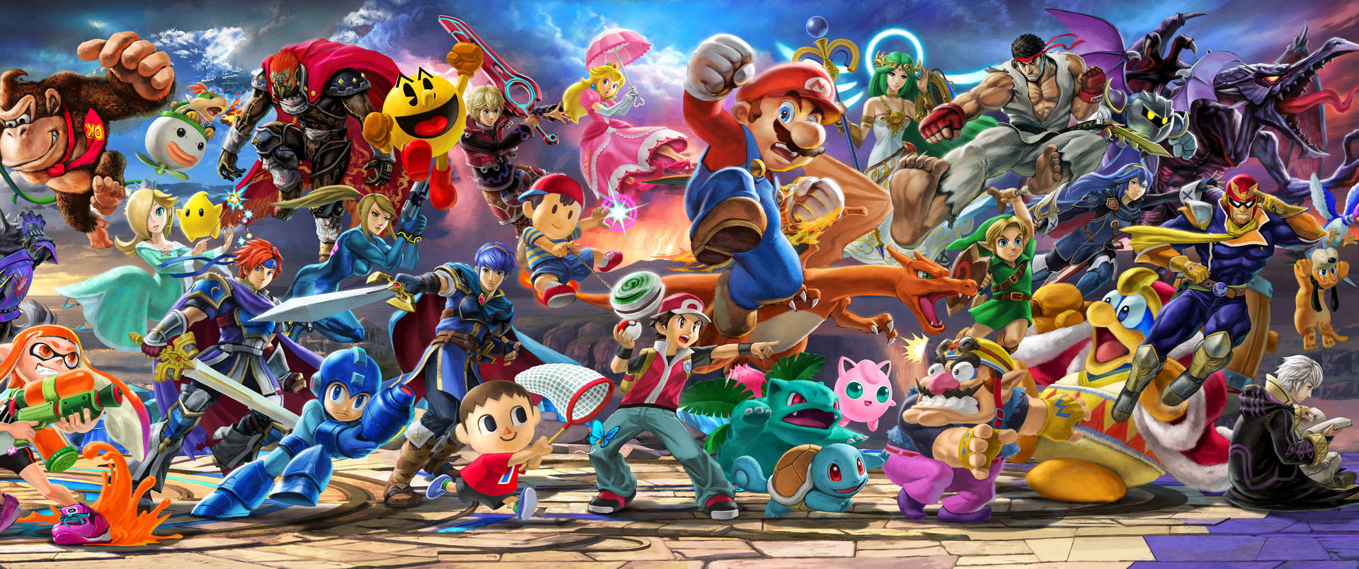 Smash Bros Ultimate Background Wallpaper