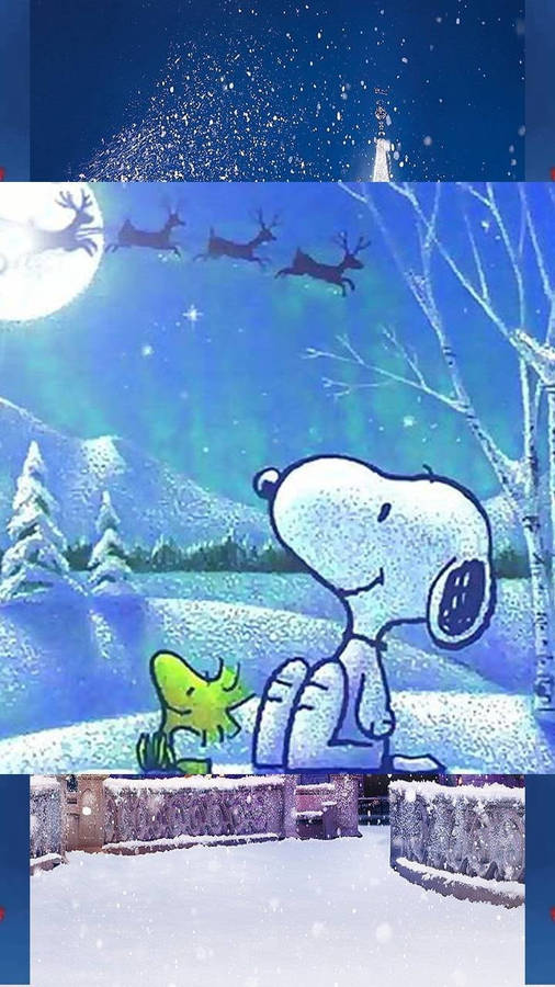 Snoopy Natal Wallpaper