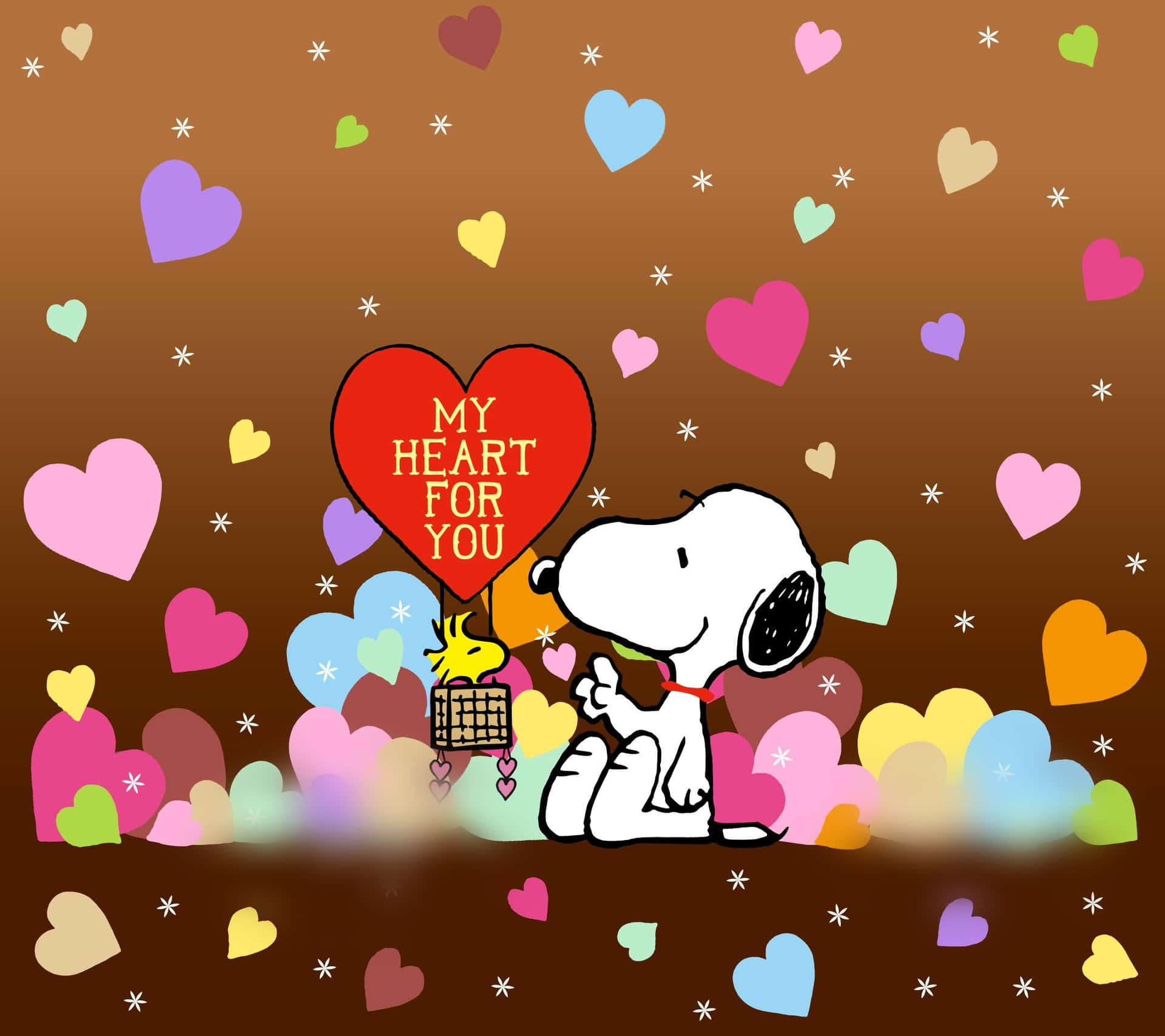 Snoopy Valentin Wallpaper
