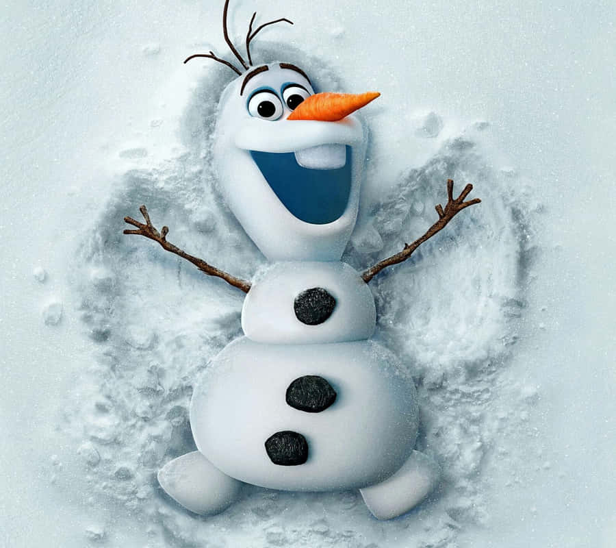 Snowman Background Wallpaper