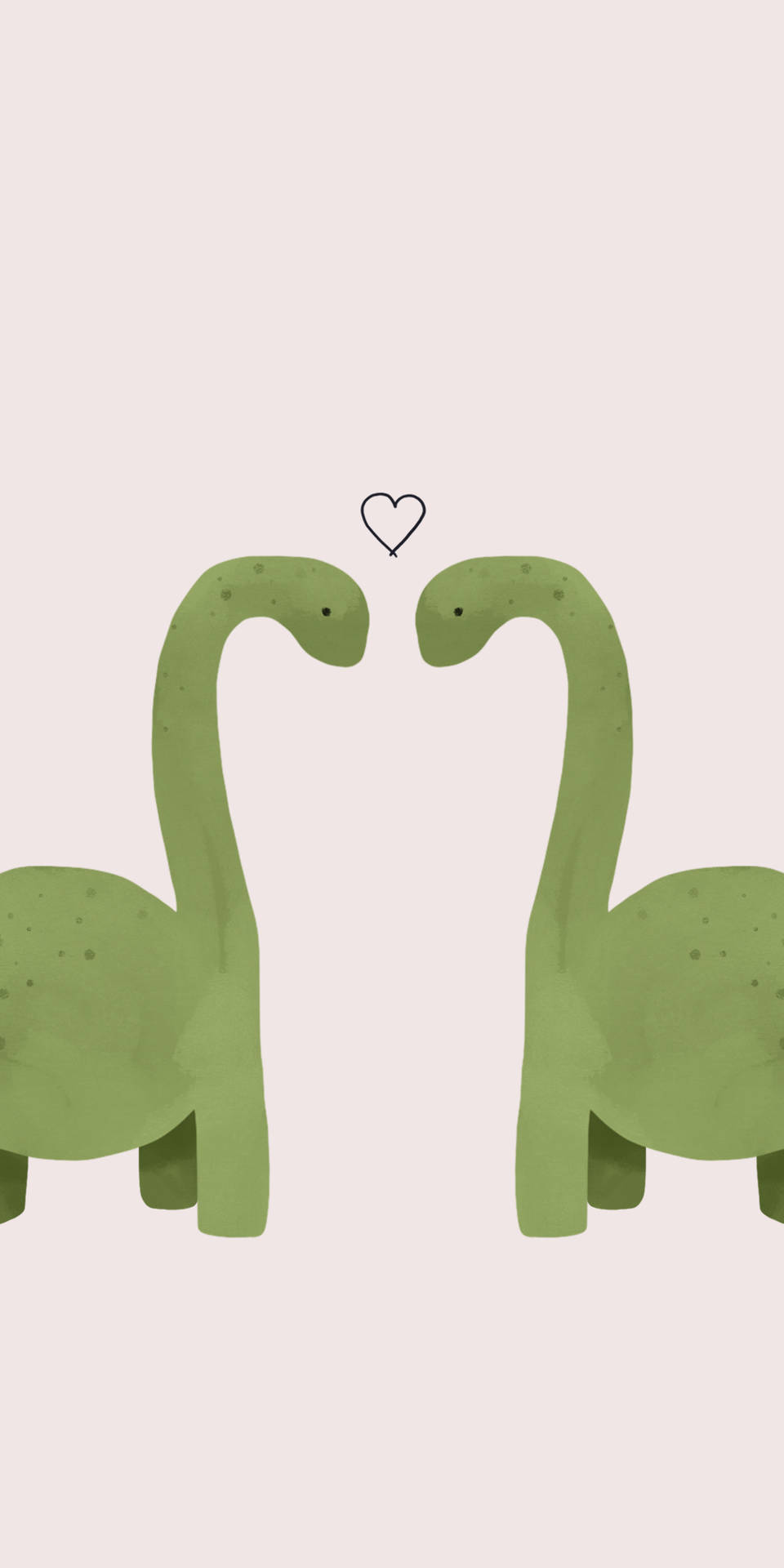 Sød Dinosaur Iphone Wallpaper