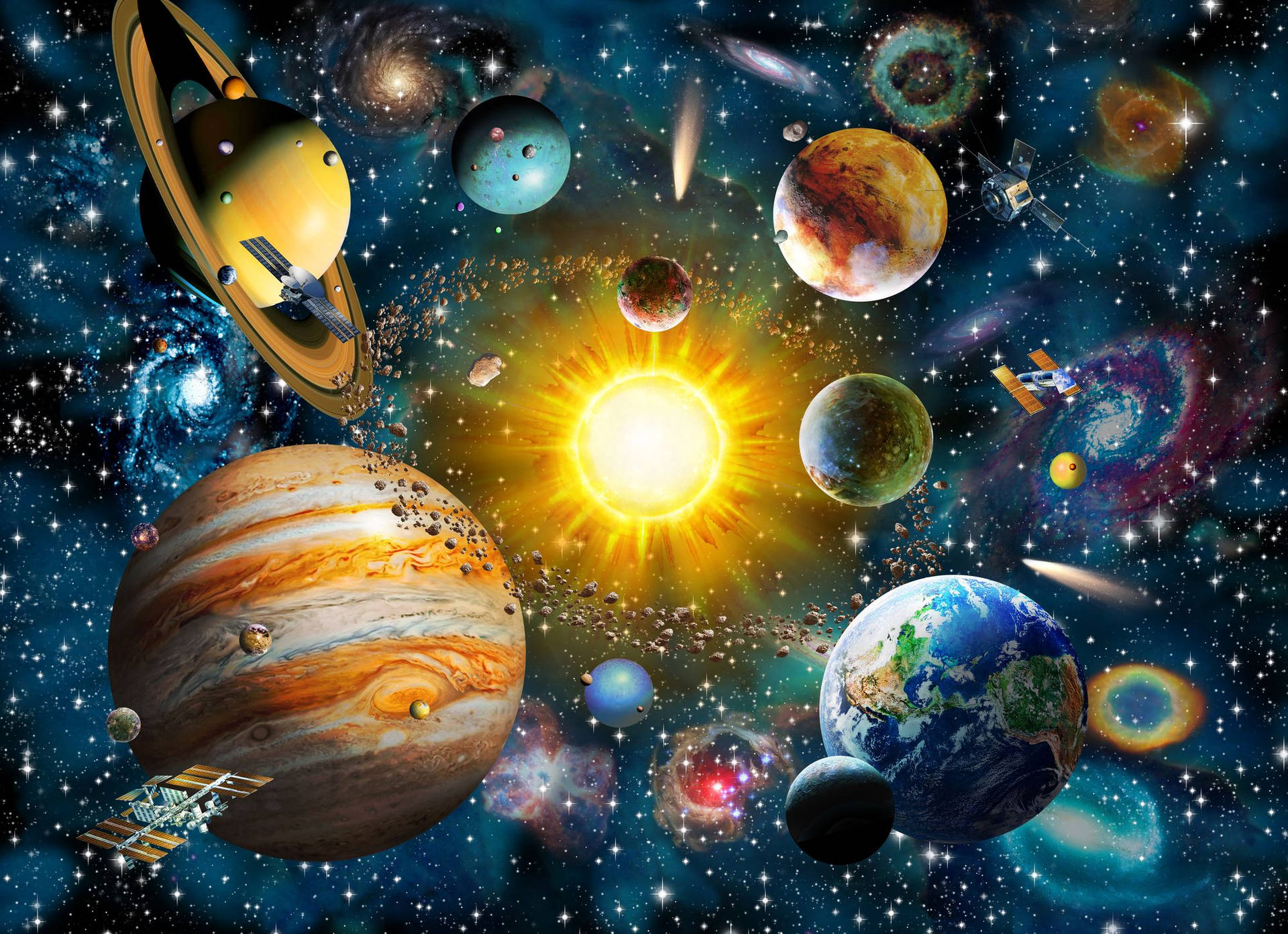 Solar System Background Photos