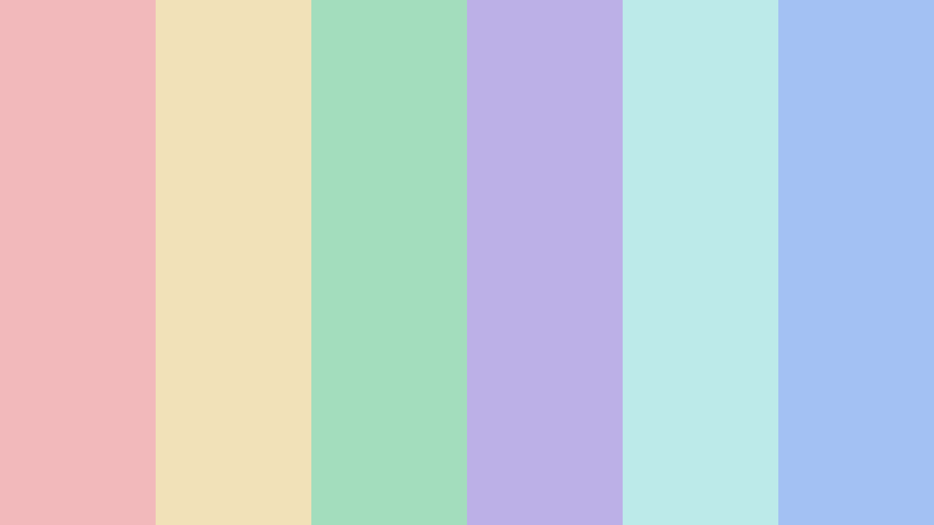 Pastel rainbow gradient with vertical color stripes for a calming background. — Solid Color Picture