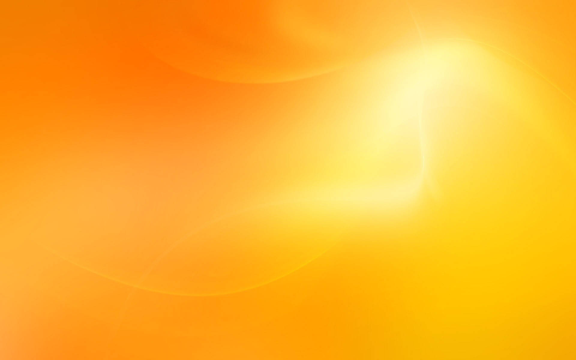 Blødt glødende orange og gul abstrakt gradient med flydende lysstriber. — Solid Orange Baggrunde