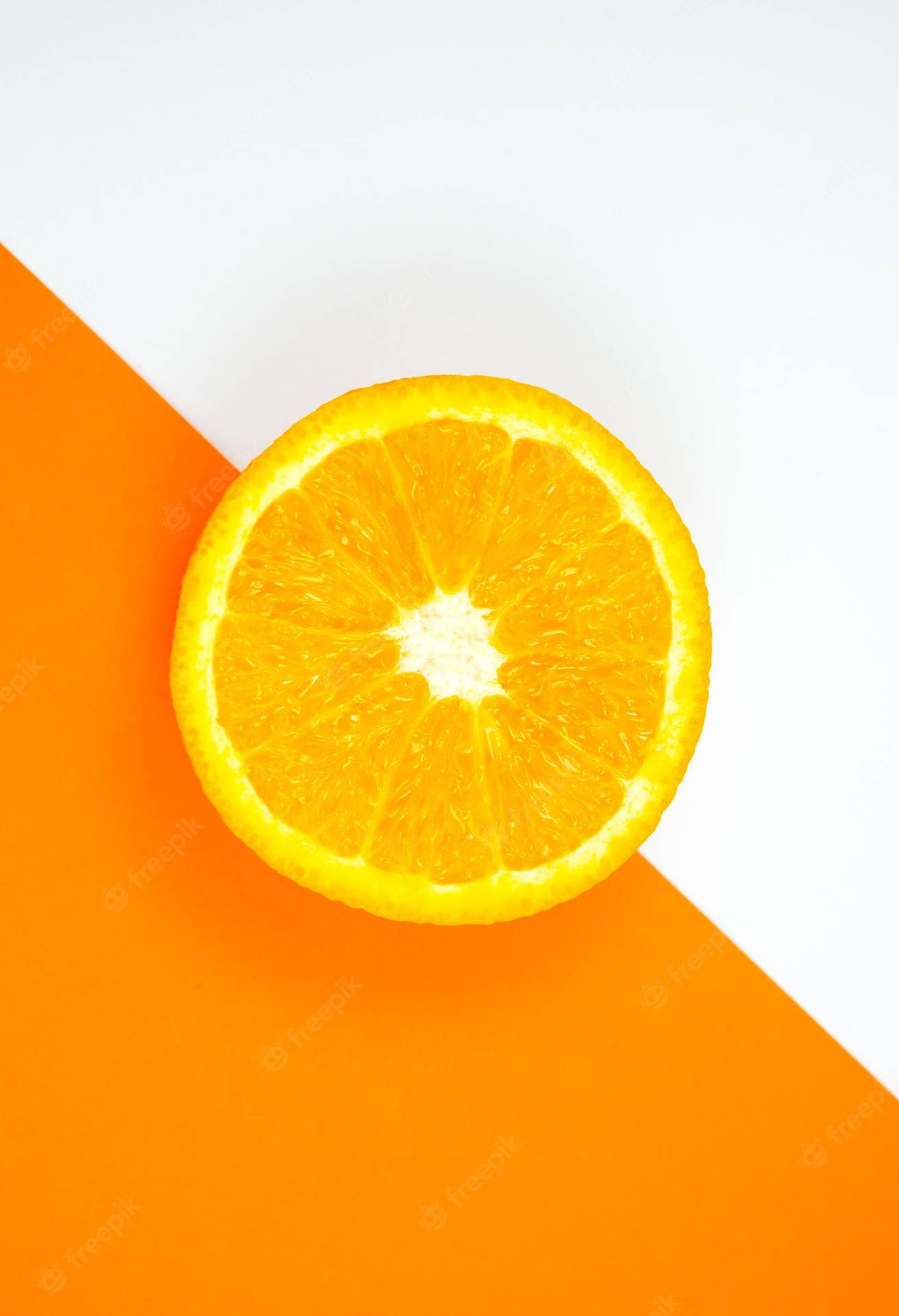 Solid Orange Bakgrunnsbildet