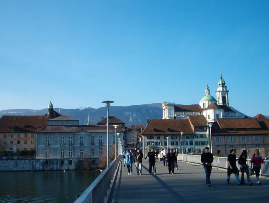 Solothurn Sveits Bakgrunnsbildet