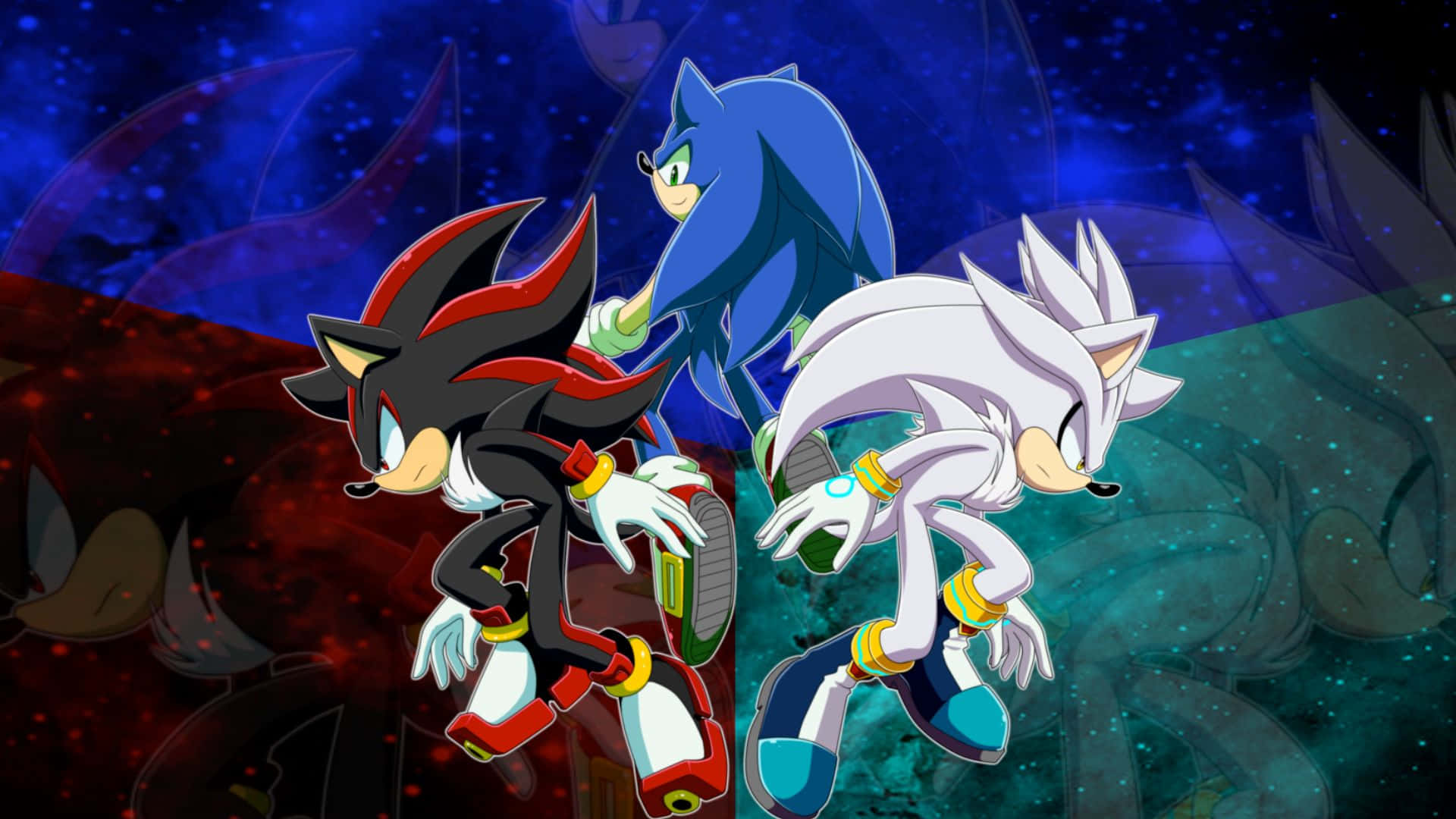 Sonic And Silver Wallpaper
