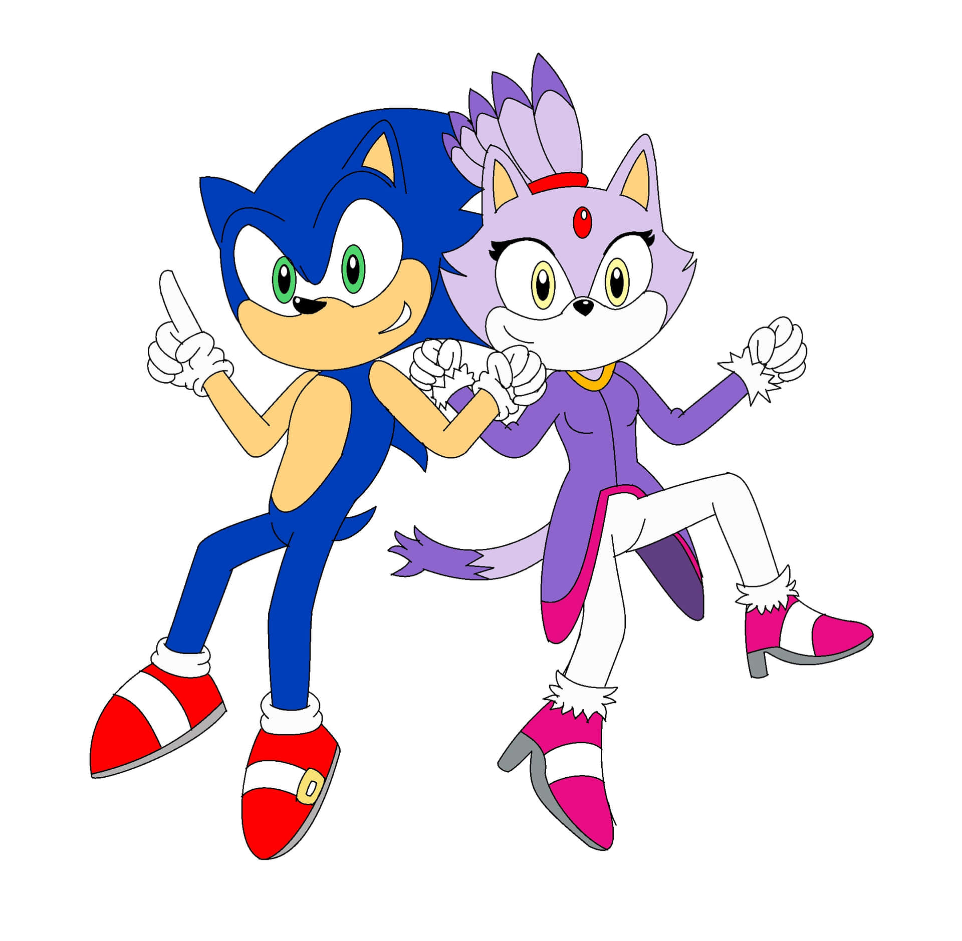 Sonic Dan Blaze Wallpaper